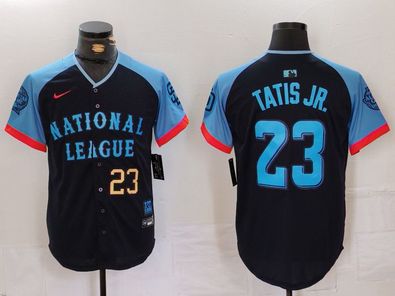 Men San Diego Padres #23 Tatis jr Blue All star 2024 Nike MLB Jersey style 3->->